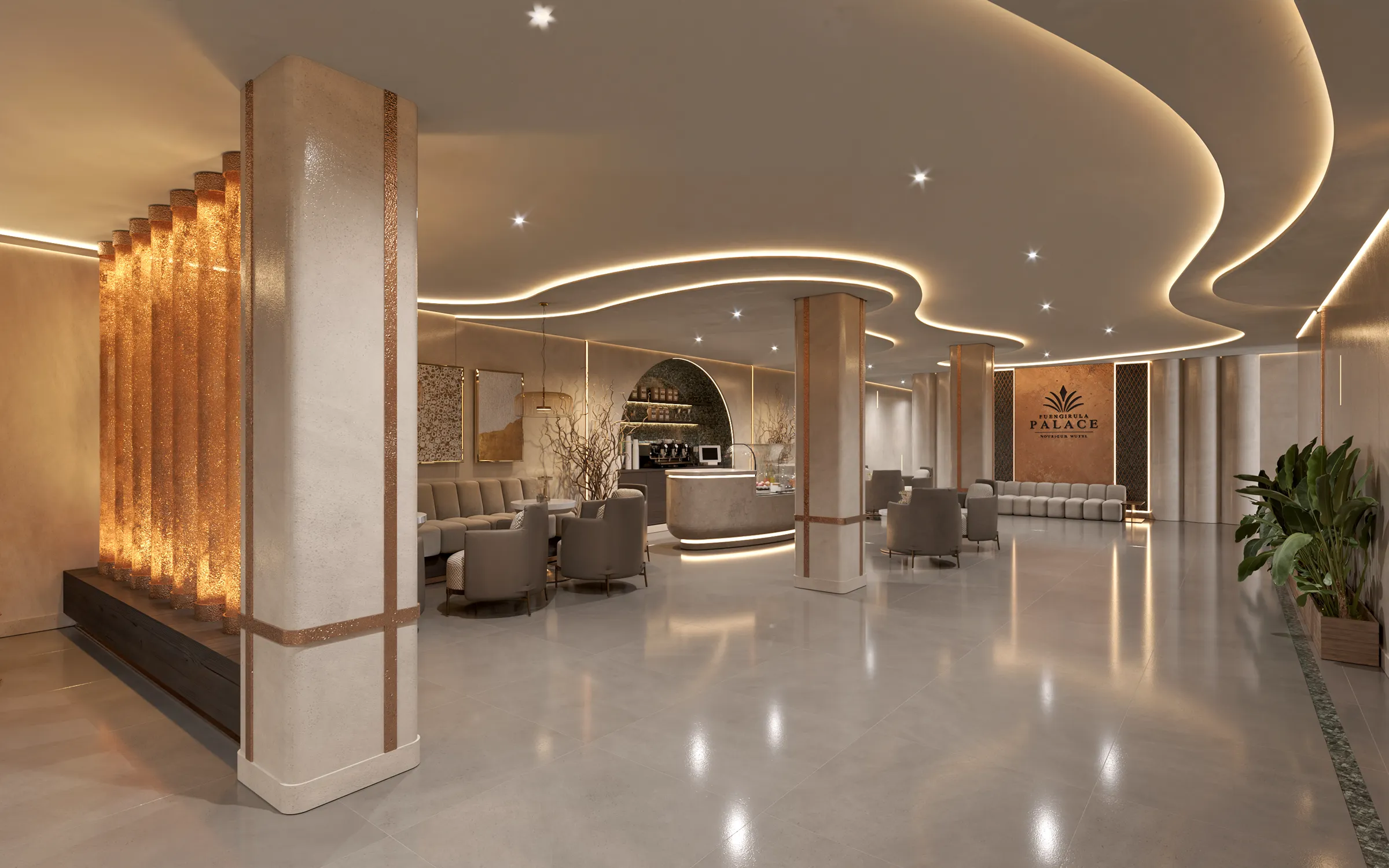 Interior del hotel boutique Fuengirola Palace